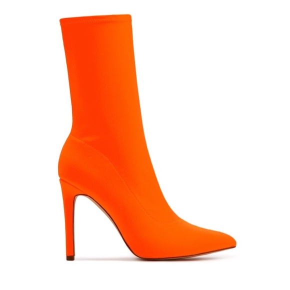 orange sock heels